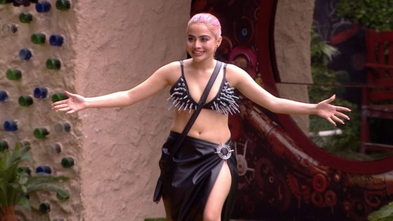 Uorfi Javed,dragon fruit dress,viral dress