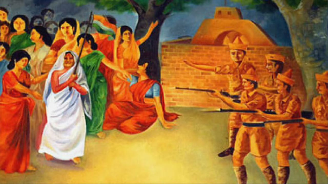The unknown freedom fighters,matangini hazra,birsa Munda,independence day,azadi ka Amrit mahotsav