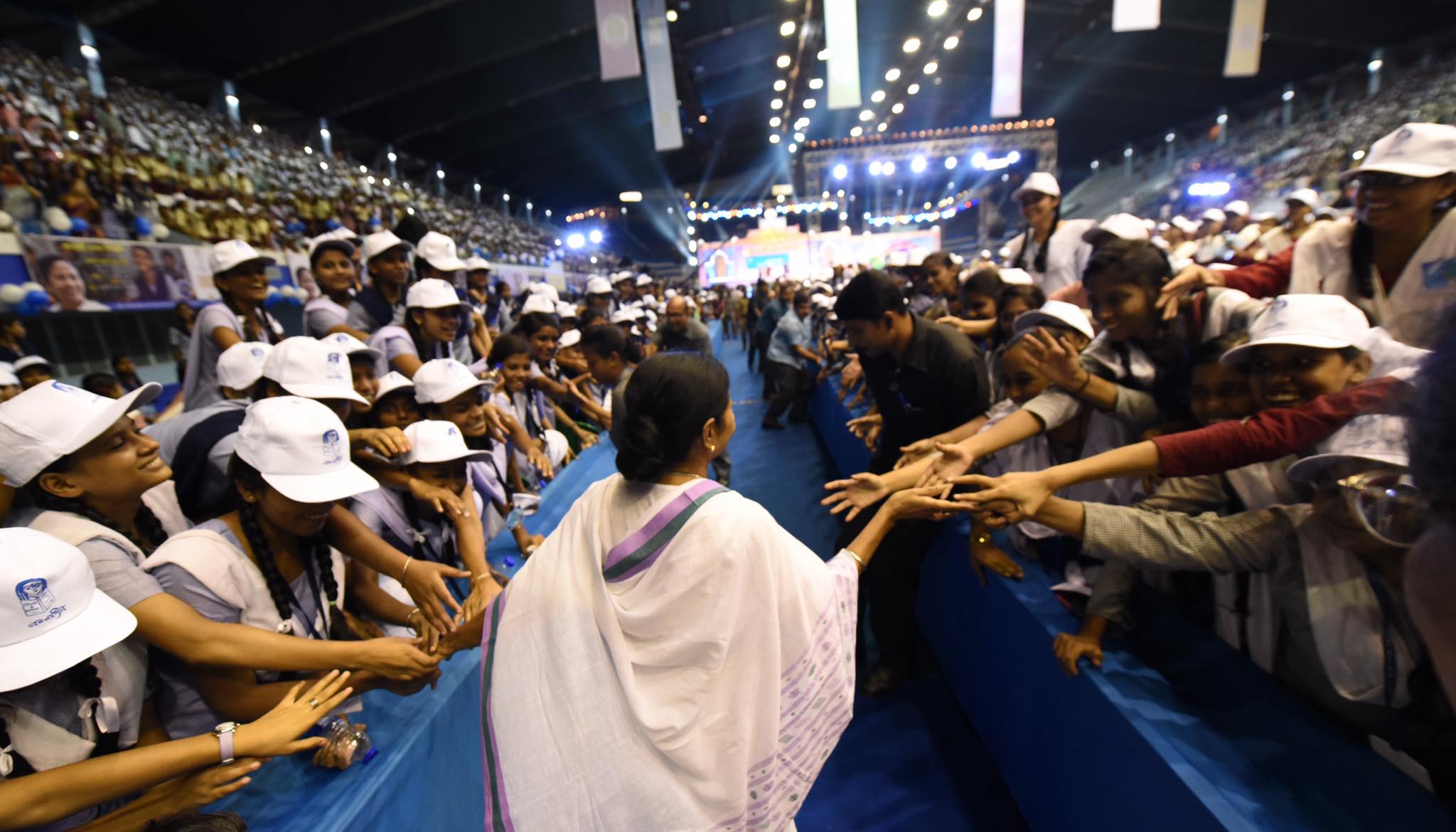 Mamata Banerjee,Kanyasree Diwas Programme,Kolkata,Joy India,Slogan