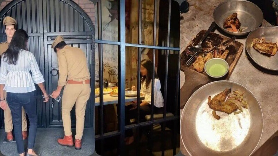 Bengaluru,Restaurant,Jail Theme,Food,Viral Video